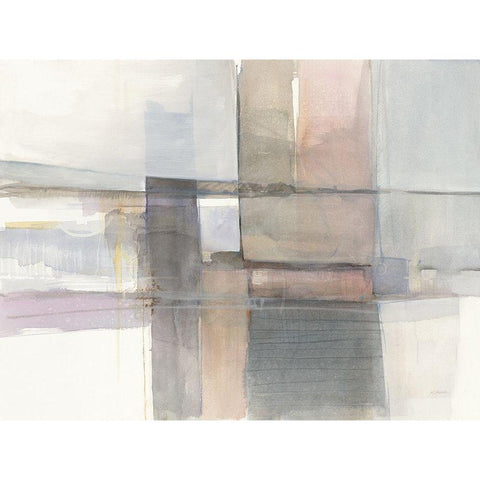 Improvisation III White Modern Wood Framed Art Print by Schick, Mike