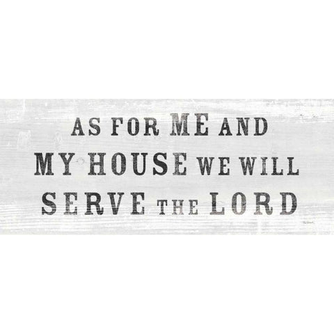 Signs of Faith IV White Modern Wood Framed Art Print by Schlabach, Sue