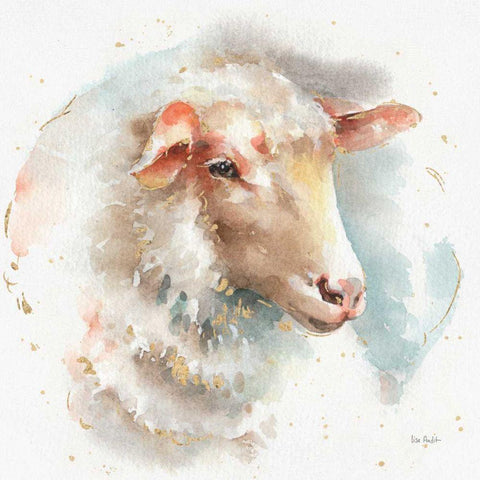 Farm Friends IV White Modern Wood Framed Art Print by Audit, Lisa