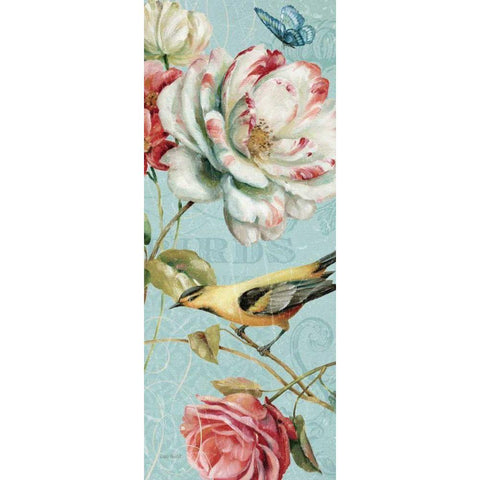 Spring Romance I White Modern Wood Framed Art Print by Audit, Lisa