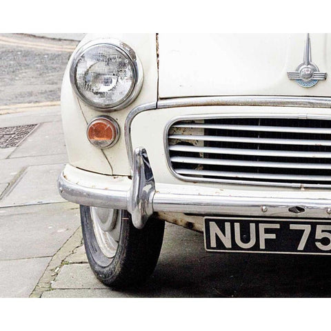 London Traveller White Modern Wood Framed Art Print by Bevan, Keri