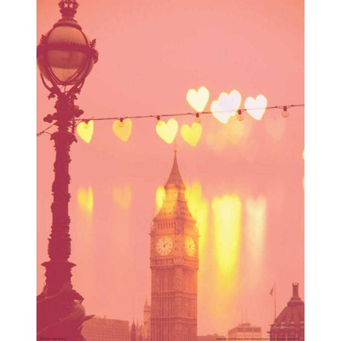 Night Rainbow Gold Ornate Wood Framed Art Print with Double Matting by Bevan, Keri