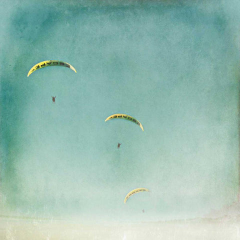 The Escape White Modern Wood Framed Art Print by Bevan, Keri