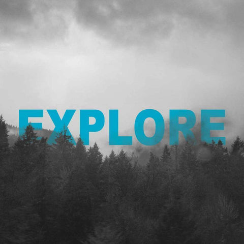 Bold Adventures II Black Modern Wood Framed Art Print by Marshall, Laura