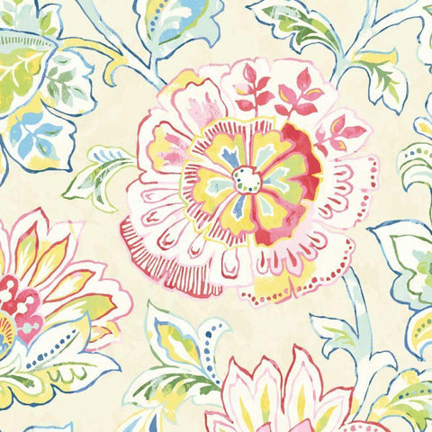 Ceylon Gardens IV Gold Ornate Wood Framed Art Print with Double Matting by Wild Apple Portfolio