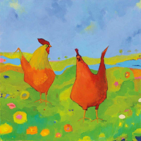 Spring has Sprung Black Modern Wood Framed Art Print by Adams, Phyllis