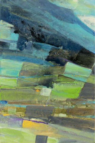 View of the Coast I Black Ornate Wood Framed Art Print with Double Matting by Hristova, Albena