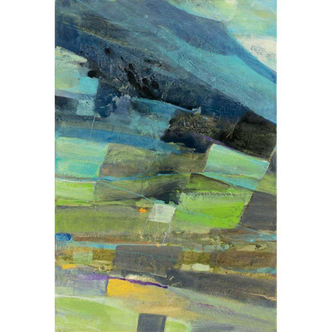 View of the Coast I Black Modern Wood Framed Art Print with Double Matting by Hristova, Albena