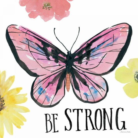 Beautiful Butterfly I Black Modern Wood Framed Art Print by Miller, Sara Zieve