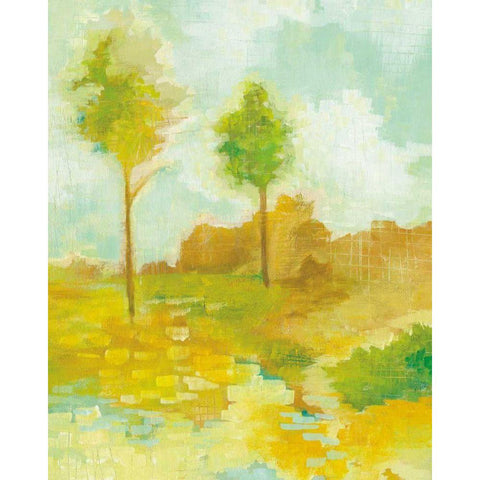 Golden Hour III Black Modern Wood Framed Art Print with Double Matting by Averinos, Melissa