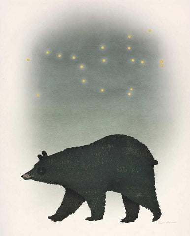 Ursa Major Black Ornate Wood Framed Art Print with Double Matting by Fowler, Ryan