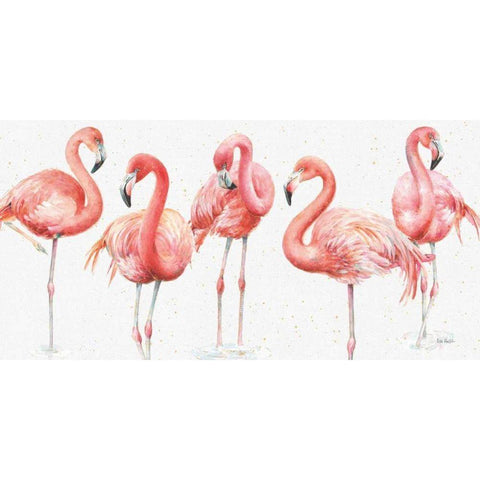 Gracefully Pink VIII White Modern Wood Framed Art Print by Audit, Lisa