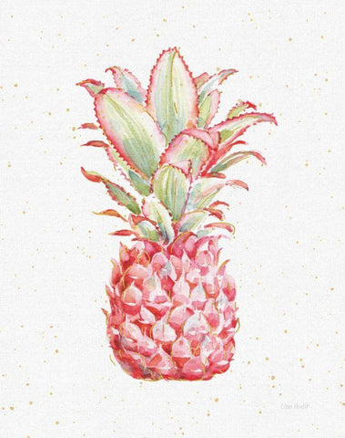 Gracefully Pink XI White Modern Wood Framed Art Print with Double Matting by Audit, Lisa