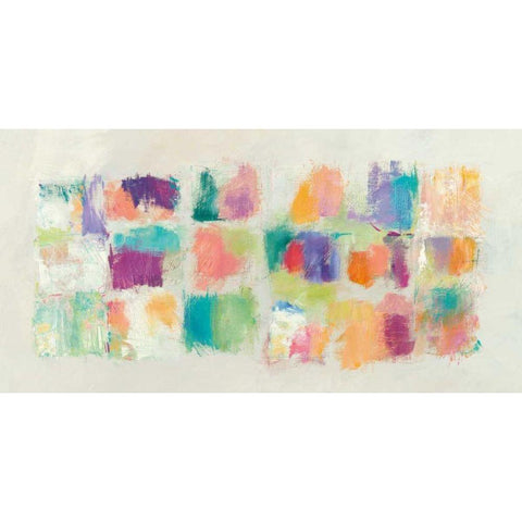 Popsicles Horizontal Stone White Modern Wood Framed Art Print by Schick, Mike