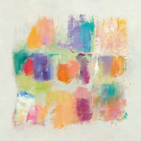 Popsicles III Stone White Modern Wood Framed Art Print by Schick, Mike