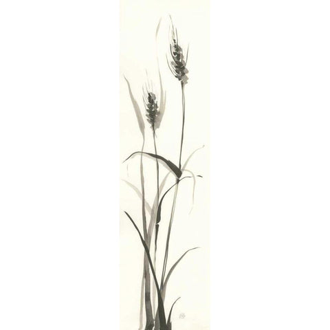 Wild Grass I White Modern Wood Framed Art Print by Paschke, Chris