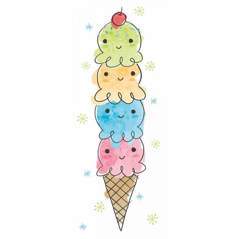 My Treat Panel I Gold Ornate Wood Framed Art Print with Double Matting by Hershey, Moira