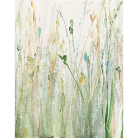 Spring Grasses II Crop Gold Ornate Wood Framed Art Print with Double Matting by Tillmon, Avery