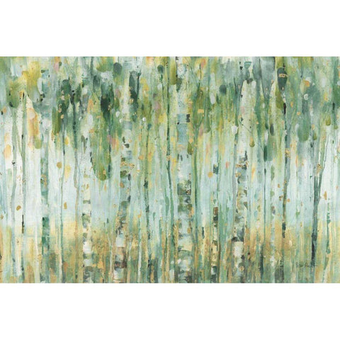 The Forest I Black Modern Wood Framed Art Print with Double Matting by Audit, Lisa