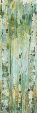 The Forest V White Modern Wood Framed Art Print with Double Matting by Audit, Lisa