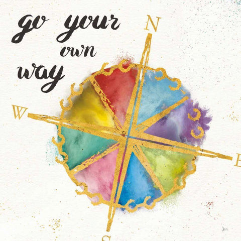 Colorful World II Black Modern Wood Framed Art Print with Double Matting by Aiken, Jess