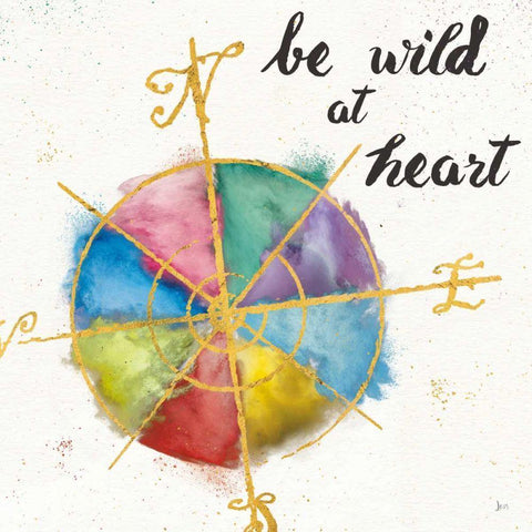 Colorful World III White Modern Wood Framed Art Print by Aiken, Jess