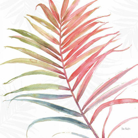 Tropical Blush VI Gold Ornate Wood Framed Art Print with Double Matting by Audit, Lisa