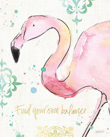 Palm Passion III Black Ornate Wood Framed Art Print with Double Matting by Tavoletti, Anne