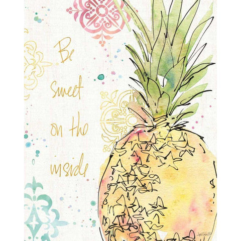 Palm Passion IX White Modern Wood Framed Art Print by Tavoletti, Anne