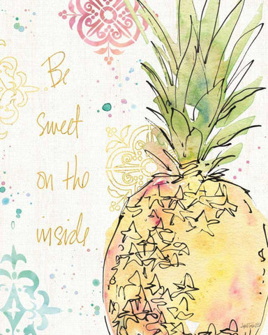 Palm Passion IX White Modern Wood Framed Art Print with Double Matting by Tavoletti, Anne