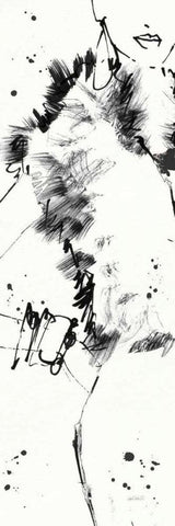 Fashion Strokes VIII Black Ornate Wood Framed Art Print with Double Matting by Tavoletti, Anne