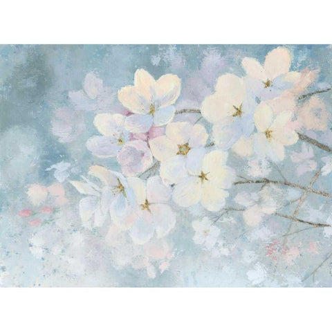 Splendid Bloom White Modern Wood Framed Art Print by Wiens, James