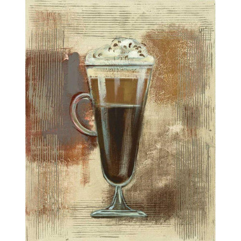 Cafe Classico I Neutral White Modern Wood Framed Art Print by Vassileva, Silvia