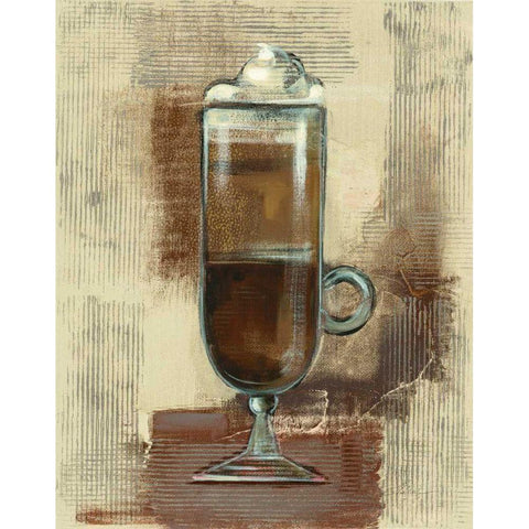 Cafe Classico IV Neutral White Modern Wood Framed Art Print by Vassileva, Silvia