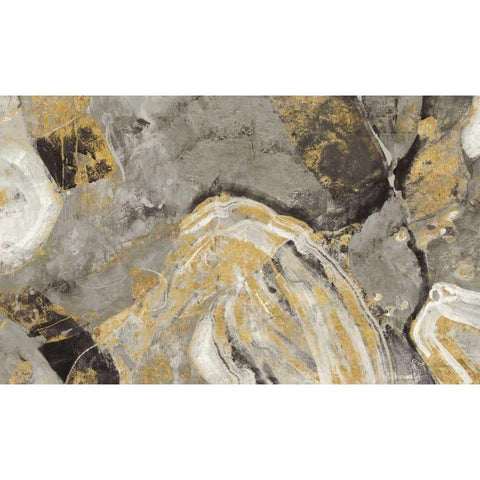 Painted Desert Phoenix Neutral Black Modern Wood Framed Art Print with Double Matting by Hristova, Albena