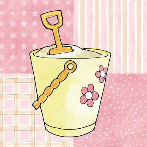 Coastal Baby V Black Modern Wood Framed Art Print with Double Matting by Grove, Beth