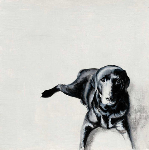 Jess Black Ornate Wood Framed Art Print with Double Matting by Ducklow, Patsy