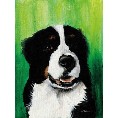 Barrett Black Modern Wood Framed Art Print with Double Matting by Ducklow, Patsy