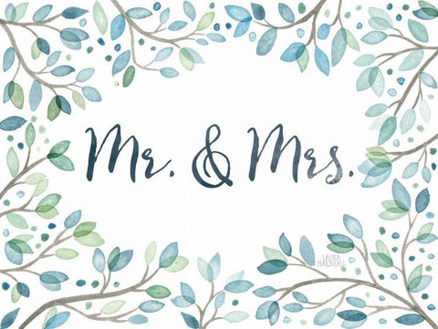 Enchanted Forest IV White Modern Wood Framed Art Print with Double Matting by Marshall, Laura