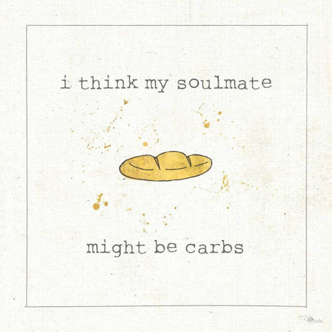 Calorie Cuties II Gold Ornate Wood Framed Art Print with Double Matting by Pela Studio