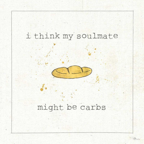 Calorie Cuties II White Modern Wood Framed Art Print with Double Matting by Pela Studio