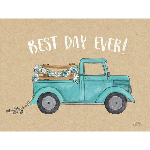 Loads of Love II White Modern Wood Framed Art Print by Marshall, Laura