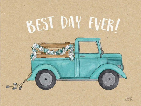 Loads of Love II Black Ornate Wood Framed Art Print with Double Matting by Marshall, Laura