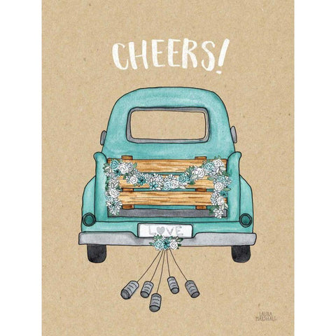 Loads of Love IV White Modern Wood Framed Art Print by Marshall, Laura