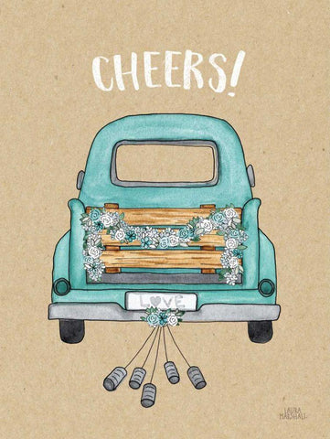 Loads of Love IV White Modern Wood Framed Art Print with Double Matting by Marshall, Laura