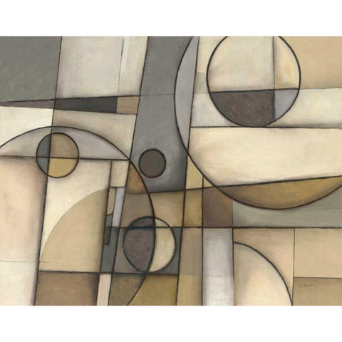Mythology Neutral Black Modern Wood Framed Art Print by Schick, Mike