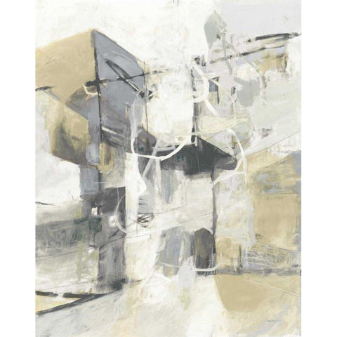 Skyline II Archroma White Modern Wood Framed Art Print by Anderson, CJ