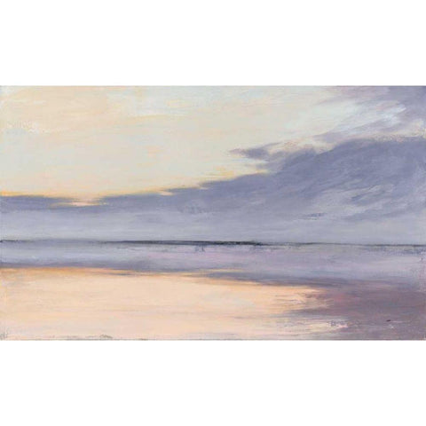 Shore White Modern Wood Framed Art Print by Purinton, Julia