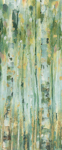 The Forest VII Black Ornate Wood Framed Art Print with Double Matting by Audit, Audit
