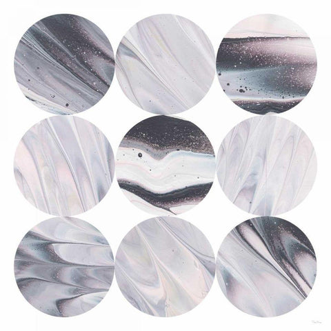 Dark Matter III White Modern Wood Framed Art Print by Rhue, Piper